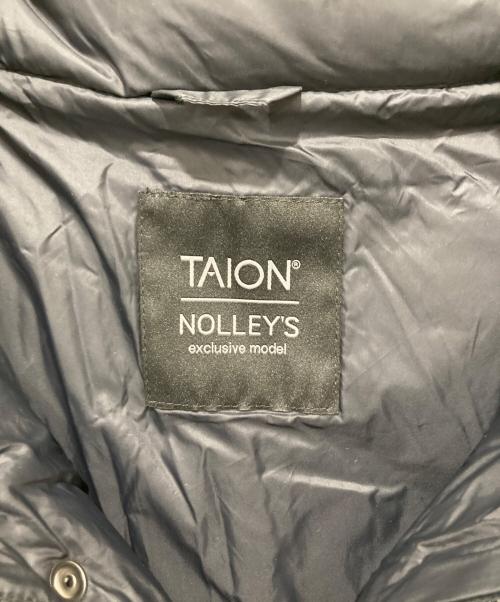 TAION（タイオン）TAION (タイオン) NOLLEY'S (ノーリーズ) ダウンコート ブラック サイズ:Mの古着・服飾アイテム