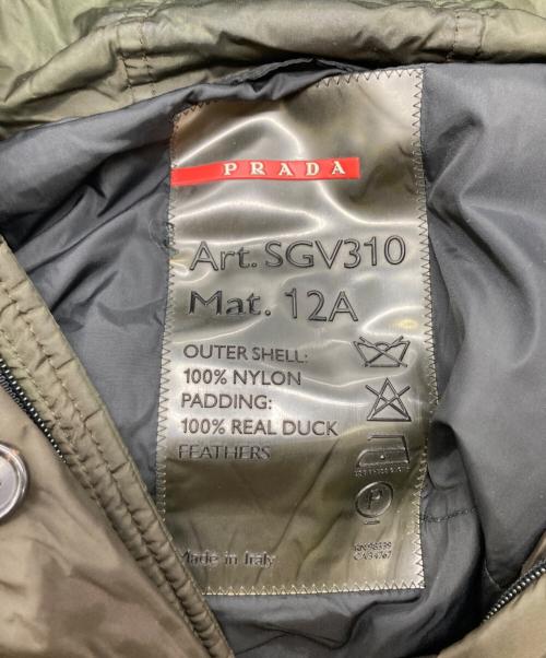 PRADA SPORTS（プラダスポーツ）PRADA SPORTS (プラダスポーツ) ダウンコート オリーブ サイズ:50の古着・服飾アイテム