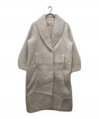 Snidelスナイデル）の古着「シャギーロングコート」｜ピンク