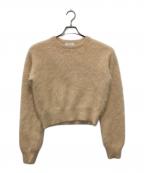 CLANEクラネ）の古着「ANGOLA COMPACT KNIT TOPS/24AW」｜オレンジ