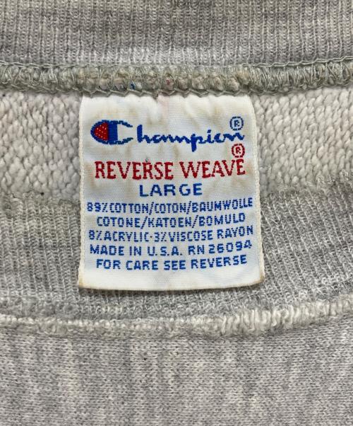 Champion（チャンピオン）Champion (チャンピオン) リバースウィーブスウェット グレー サイズ:Lの古着・服飾アイテム