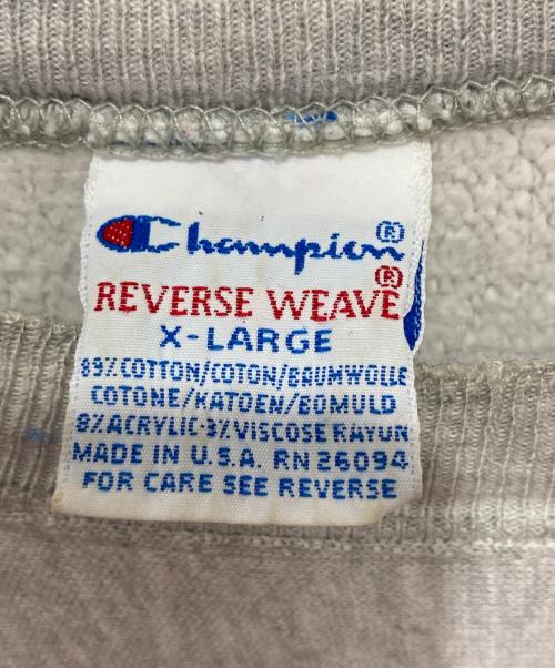 Champion（チャンピオン）Champion (チャンピオン) リバースウィーブスウェット グレー サイズ:XLの古着・服飾アイテム