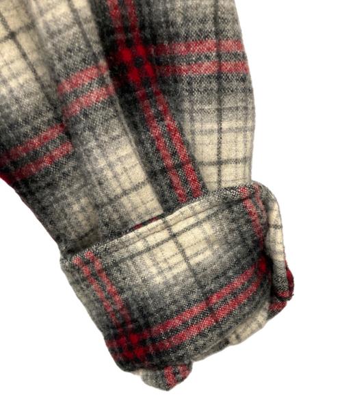 PENDLETON（ペンドルトン）PENDLETON (ペンドルトン) ネルシャツ ホワイト×レッド サイズ:Lの古着・服飾アイテム