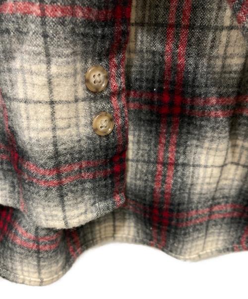 PENDLETON（ペンドルトン）PENDLETON (ペンドルトン) ネルシャツ ホワイト×レッド サイズ:Lの古着・服飾アイテム