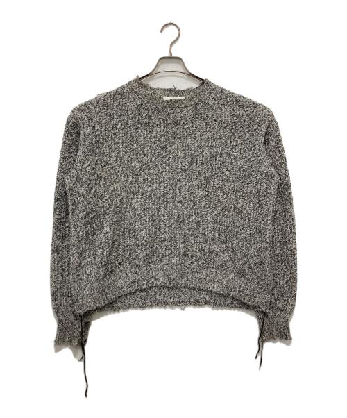 HELMUT LANG（ヘルムートラング）HELMUT LANG (ヘルムートラング) ダメージニット グレー サイズ:Sの古着・服飾アイテム