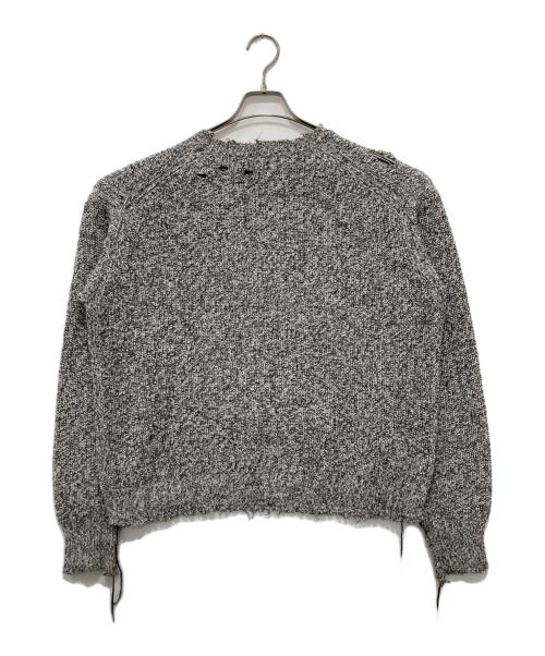 HELMUT LANG（ヘルムートラング）HELMUT LANG (ヘルムートラング) ダメージニット グレー サイズ:Sの古着・服飾アイテム