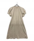 CLANEクラネ）の古着「LANTERN SLEEVE FLARE ONE PIECE」｜ベージュ