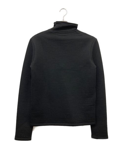 JIL SANDER+（ジルサンダープラス）JIL SANDER+ (ジルサンダープラス) Turtleneck Sweater With Logo Patch ブラック サイズ:Mの古着・服飾アイテム