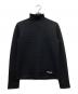 JIL SANDER+（ジルサンダープラス）の古着「Turtleneck Sweater With Logo Patch」｜ブラック