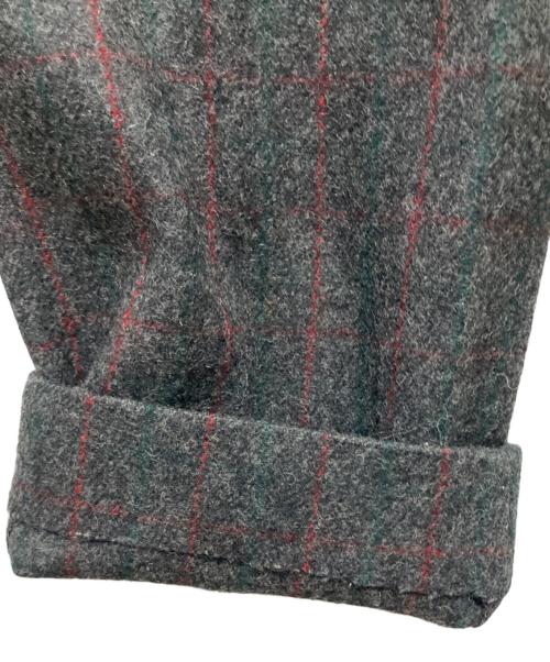 WOOLRICH（ウールリッチ）WOOLRICH (ウールリッチ) ウールチェックパンツ グレー サイズ:36の古着・服飾アイテム