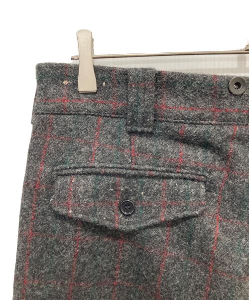 WOOLRICH（ウールリッチ）WOOLRICH (ウールリッチ) ウールチェックパンツ グレー サイズ:36の古着・服飾アイテム