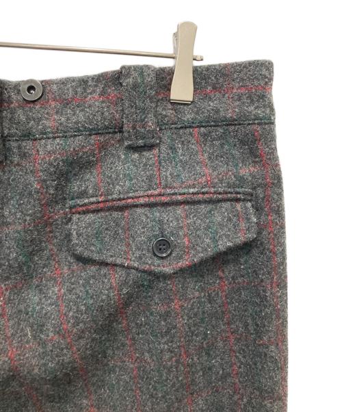 WOOLRICH（ウールリッチ）WOOLRICH (ウールリッチ) ウールチェックパンツ グレー サイズ:36の古着・服飾アイテム