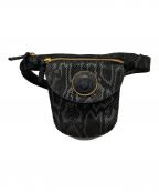 GIANNI VERSACEジャンニ・ヴェルサーチ）の古着「ウエストバッグ」｜ブラック