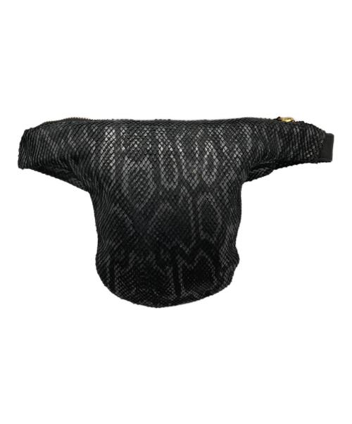 GIANNI VERSACE（ジャンニ・ヴェルサーチ）GIANNI VERSACE (ジャンニ・ヴェルサーチ) ウエストバッグ ブラックの古着・服飾アイテム