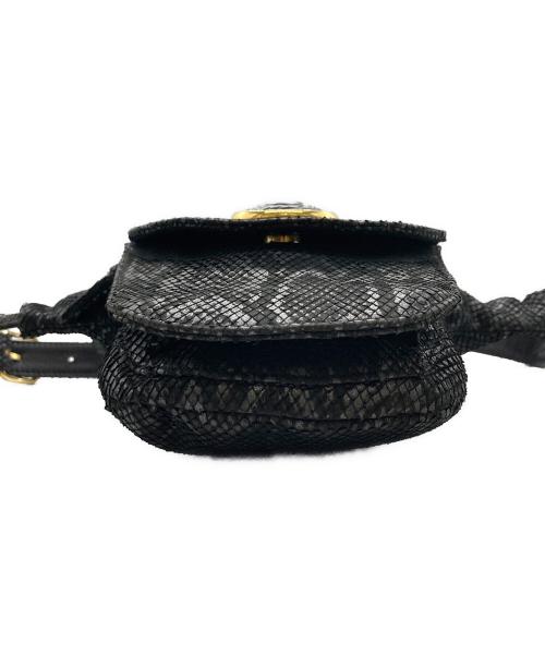 GIANNI VERSACE（ジャンニ・ヴェルサーチ）GIANNI VERSACE (ジャンニ・ヴェルサーチ) ウエストバッグ ブラックの古着・服飾アイテム