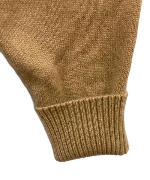 Burberry's（バーバリー）Burberry's (バーバリーズ) カシミヤノバチェックタートルネックニット ブラウン サイズ:Lの古着・服飾アイテム