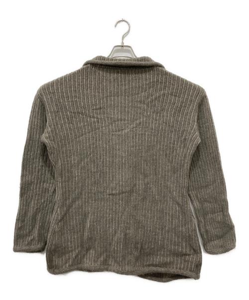 GIORGIO ARMANI（ジョルジョアルマーニ）GIORGIO ARMANI (ジョルジョアルマーニ) ニットジャケット グレー サイズ:48の古着・服飾アイテム