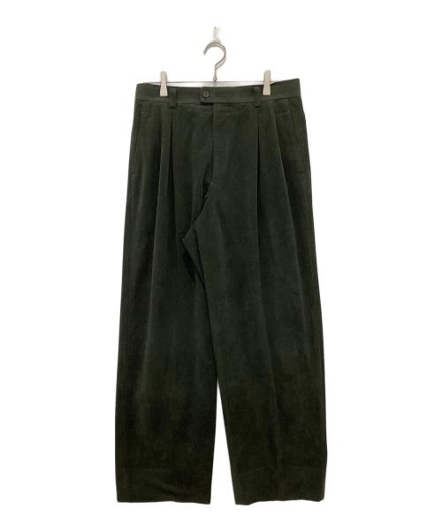 Christian Dior MONSIEUR（クリスチャンディオールムッシュ）Christian Dior MONSIEUR (クリスチャンディオールムッシュ) タックパンツ カーキ サイズ:82の古着・服飾アイテム