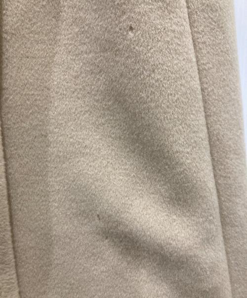 MaxMara（マックスマーラ）MaxMara (マックスマーラ) フォックスファーカシミヤ混コート ベージュ サイズ:38の古着・服飾アイテム