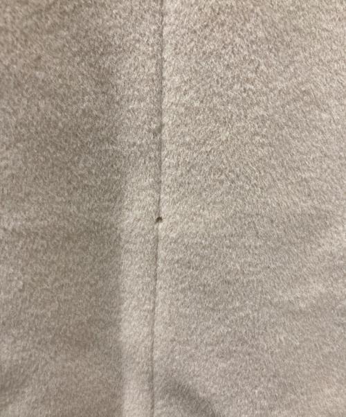 MaxMara（マックスマーラ）MaxMara (マックスマーラ) フォックスファーカシミヤ混コート ベージュ サイズ:38の古着・服飾アイテム