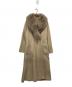 MaxMara（マックスマーラ）の古着「フォックスファーカシミヤ混コート」｜ベージュ
