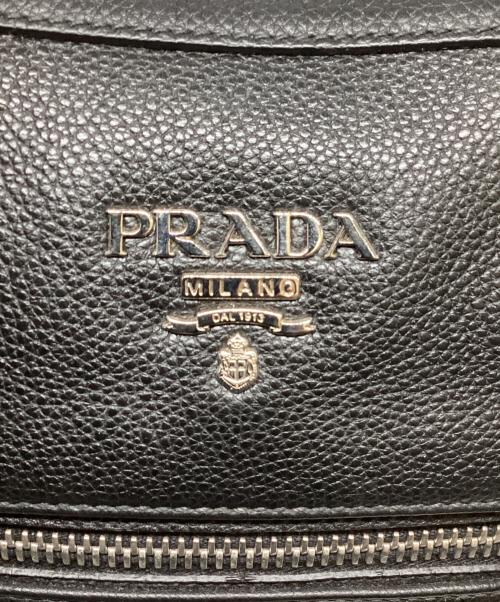 PRADA（プラダ）PRADA (プラダ) ハンドバッグ/ヴィッテロダイノ/2WAYハンドバッグ ブラックの古着・服飾アイテム