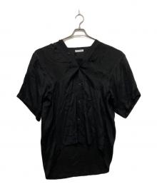 BALENCIAGA（バレンシアガ）の古着「ドッキングシャツ」｜ブラック