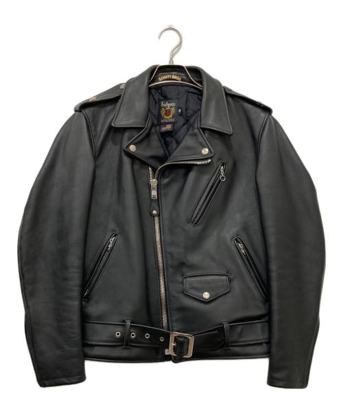 Schott（ショット）Schott (ショット) ワンスターダブルライダースジャケット ブラック サイズ:38の古着・服飾アイテム