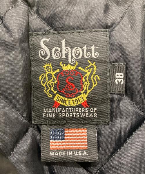 Schott（ショット）Schott (ショット) ワンスターダブルライダースジャケット ブラック サイズ:38の古着・服飾アイテム