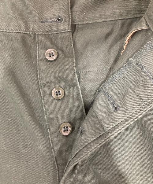 leno（リノ）leno (リノ) DOUBLE BELTED GURKHA TROUSERS グリーン サイズ:1の古着・服飾アイテム