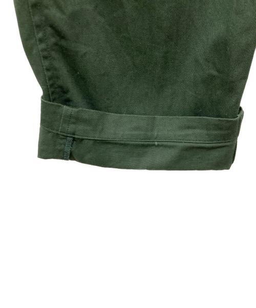 leno（リノ）leno (リノ) DOUBLE BELTED GURKHA TROUSERS グリーン サイズ:1の古着・服飾アイテム