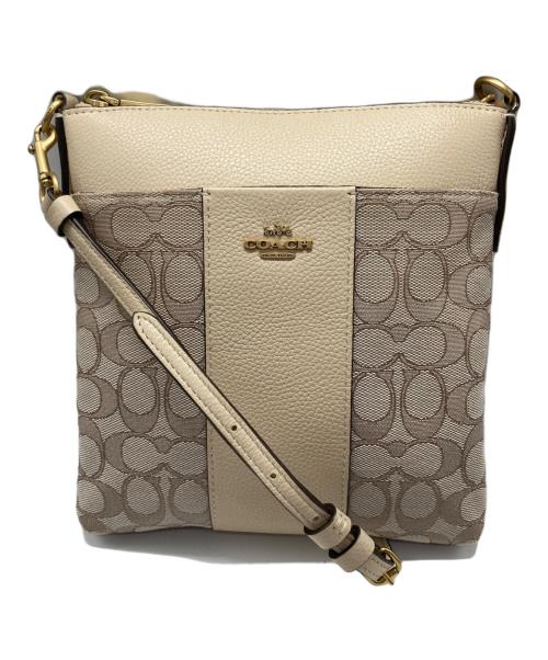 COACH（コーチ）COACH (コーチ) ショルダーバッグ ベージュの古着・服飾アイテム