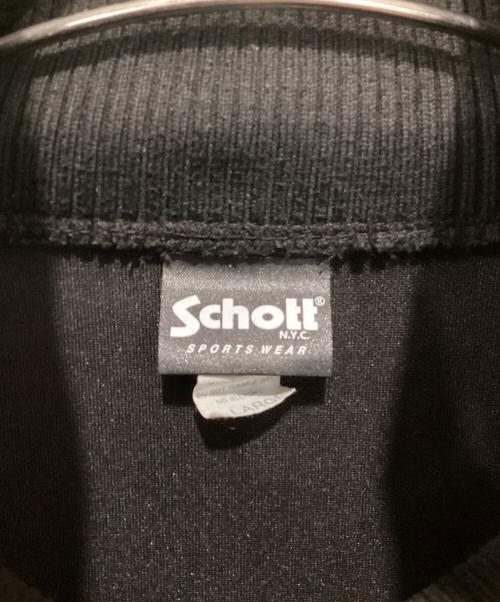 Schott（ショット）Schott (ショット) トラックジャケット ブラック サイズ:XLの古着・服飾アイテム