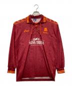 asicsアシックス）の古着「レースアップゲームシャツ/イタリア製」｜レッド