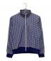 LACOSTE（ラコステ）の古着「モノグラムジャカードトラックジャケット」｜ブルー
