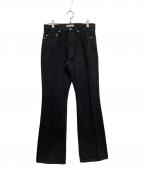 jiedaジエダ）の古着「OW FLARE DENIM PANTS」｜ブラック