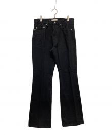 jieda（ジエダ）の古着「OW FLARE DENIM PANTS」｜ブラック