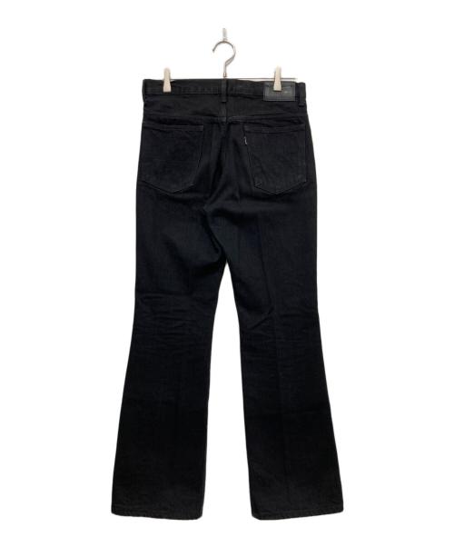jieda（ジエダ）jieda (ジエダ) OW FLARE DENIM PANTS ブラック サイズ:1の古着・服飾アイテム