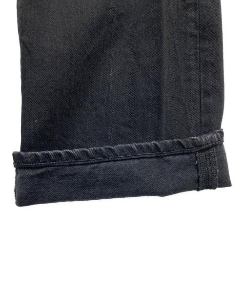 jieda（ジエダ）jieda (ジエダ) OW FLARE DENIM PANTS ブラック サイズ:1の古着・服飾アイテム