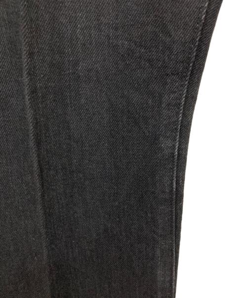 jieda（ジエダ）jieda (ジエダ) OW FLARE DENIM PANTS ブラック サイズ:1の古着・服飾アイテム