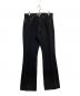 jieda（ジエダ）の古着「OW FLARE DENIM PANTS」｜ブラック