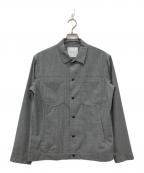 green label relaxingグリーンレーベルリラクシング）の古着「ウォッシャブル TRO トラッカージャケット」｜グレー