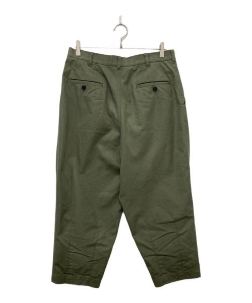 COMME des GARCONS HOMME（コムデギャルソン オム）COMME des GARCONS HOMME (コムデギャルソン オム) 綿チノクロス製品加工パンツ/AD2021 オリーブ サイズ:Sの古着・服飾アイテム