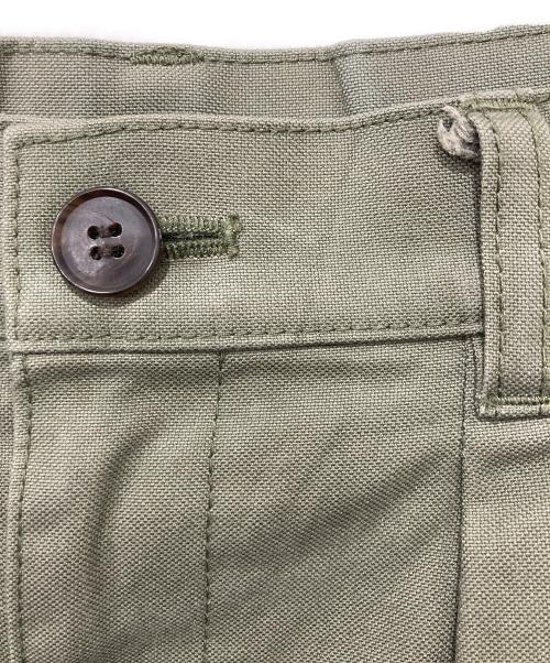 COMME des GARCONS HOMME（コムデギャルソン オム）COMME des GARCONS HOMME (コムデギャルソン オム) 綿チノクロス製品加工パンツ/AD2021 オリーブ サイズ:Sの古着・服飾アイテム