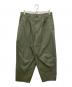 COMME des GARCONS HOMME（コムデギャルソン オム）の古着「綿チノクロス製品加工パンツ/AD2021」｜オリーブ