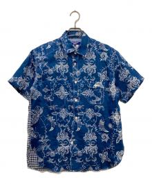 COMME des GARCONS JUNYA WATANABE MAN（コム デ ギャルソン ジュンヤ ワタナベ マン）の古着「アロハシャツ/AD2021」｜ホワイト×ブルー