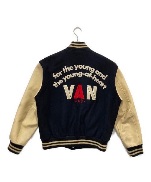 VAN（ヴァン）VAN (ヴァン) スタジャン ブラック×ベージュ サイズ:LLの古着・服飾アイテム