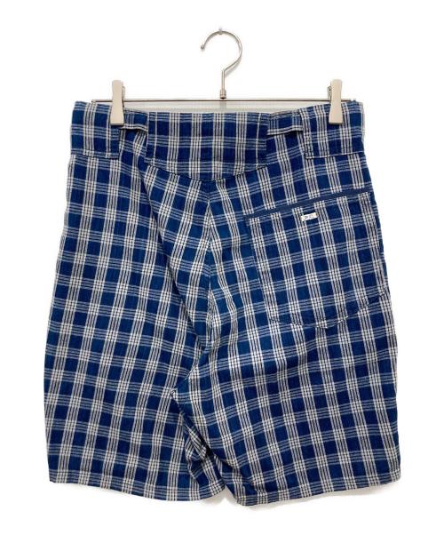 Porter Classic（ポータークラシック）Porter Classic (ポータークラシック) ハーフチェックパンツ ネイビー サイズ:XSの古着・服飾アイテム