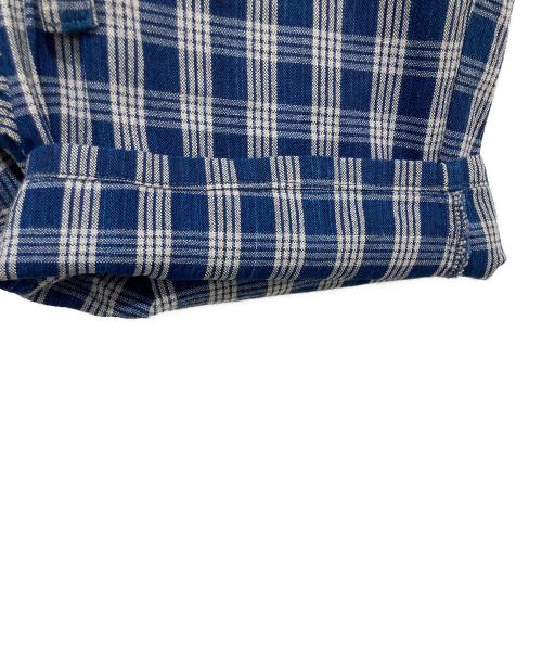 Porter Classic（ポータークラシック）Porter Classic (ポータークラシック) ハーフチェックパンツ ネイビー サイズ:XSの古着・服飾アイテム