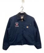 CarHarttカーハート）の古着「DETROIT JACKET」｜ネイビー